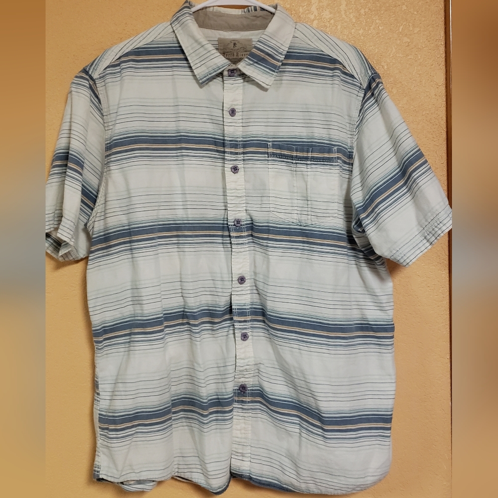 NORTHRIVER Button Up Short Sleeved Shirt